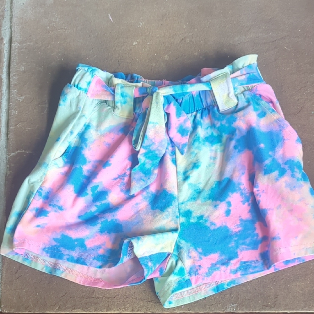 Tie-Dye Girls Shorts